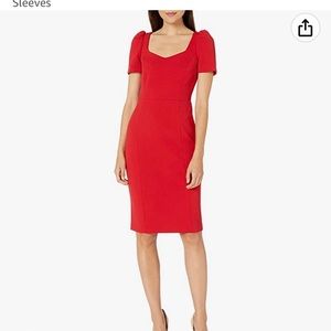ISO THIS Calvin Klein red dress in size 4